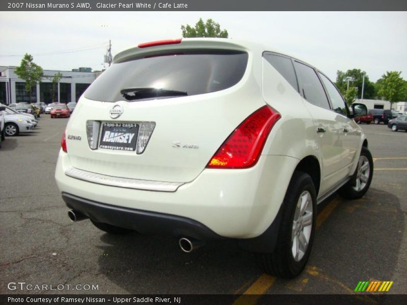 Glacier Pearl White / Cafe Latte 2007 Nissan Murano S AWD