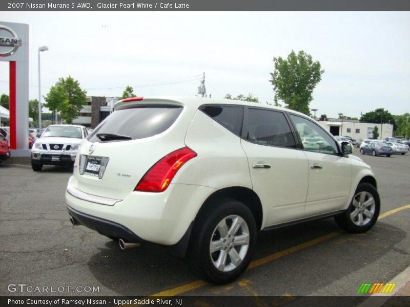 Glacier Pearl White / Cafe Latte 2007 Nissan Murano S AWD