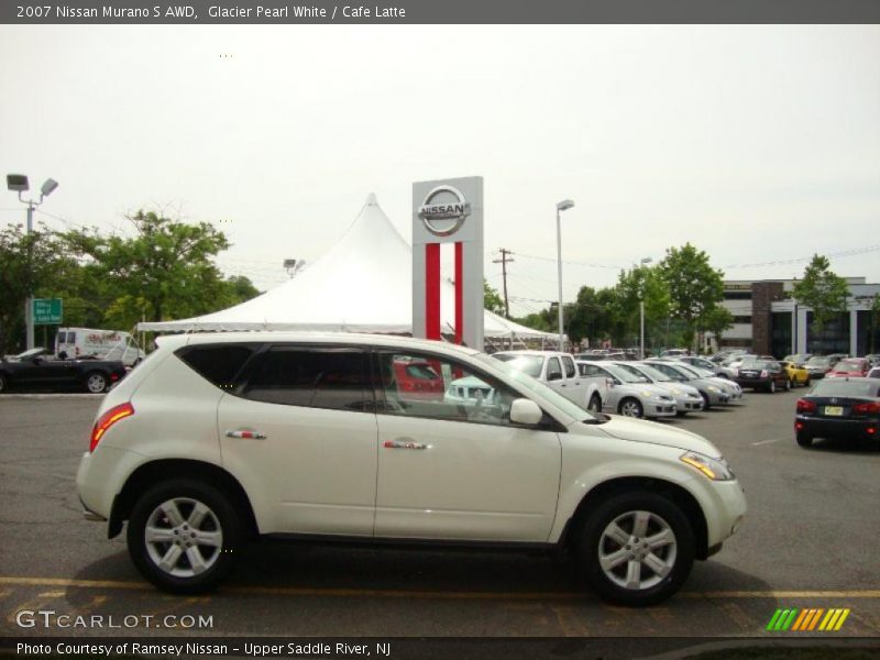 Glacier Pearl White / Cafe Latte 2007 Nissan Murano S AWD
