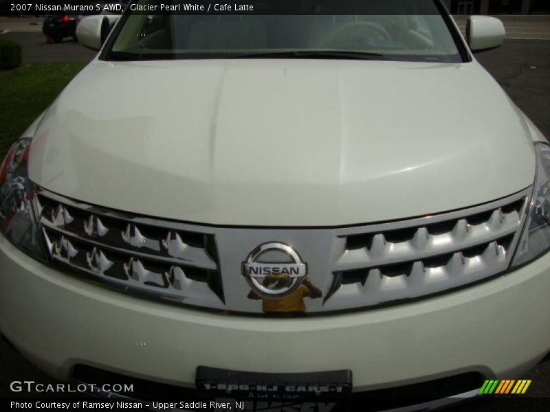 Glacier Pearl White / Cafe Latte 2007 Nissan Murano S AWD