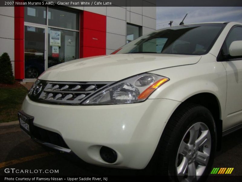 Glacier Pearl White / Cafe Latte 2007 Nissan Murano S AWD