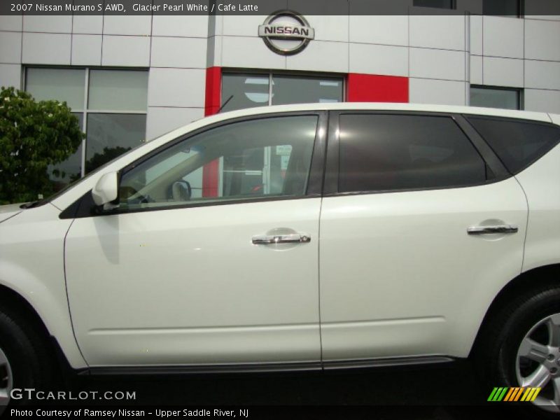 Glacier Pearl White / Cafe Latte 2007 Nissan Murano S AWD