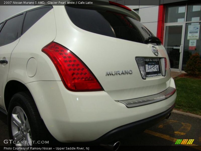 Glacier Pearl White / Cafe Latte 2007 Nissan Murano S AWD