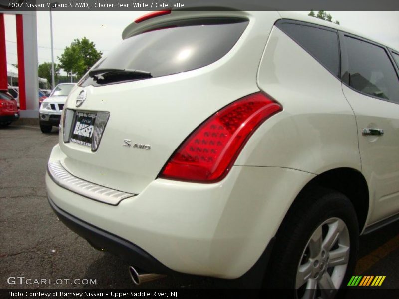 Glacier Pearl White / Cafe Latte 2007 Nissan Murano S AWD