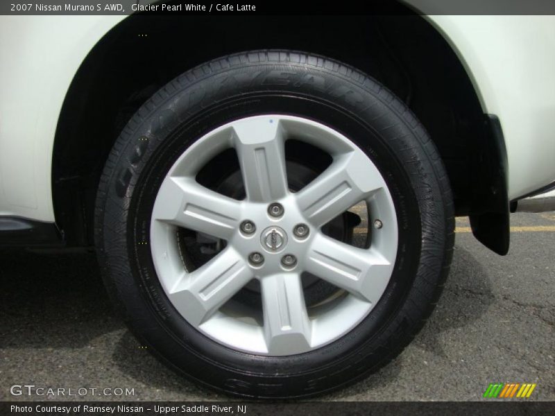 Glacier Pearl White / Cafe Latte 2007 Nissan Murano S AWD