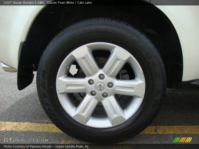 Glacier Pearl White / Cafe Latte 2007 Nissan Murano S AWD