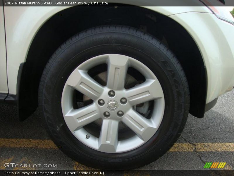 Glacier Pearl White / Cafe Latte 2007 Nissan Murano S AWD