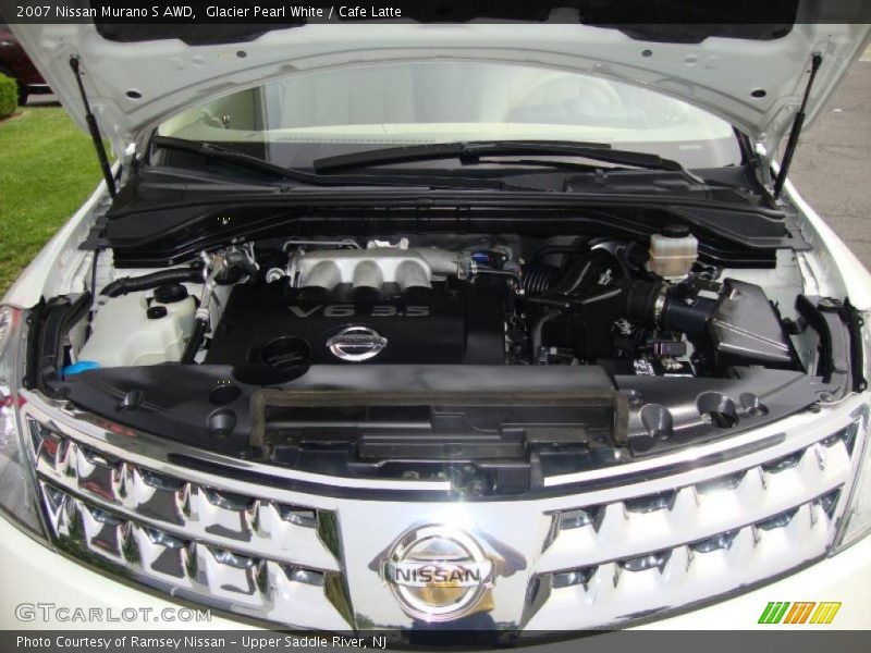 Glacier Pearl White / Cafe Latte 2007 Nissan Murano S AWD