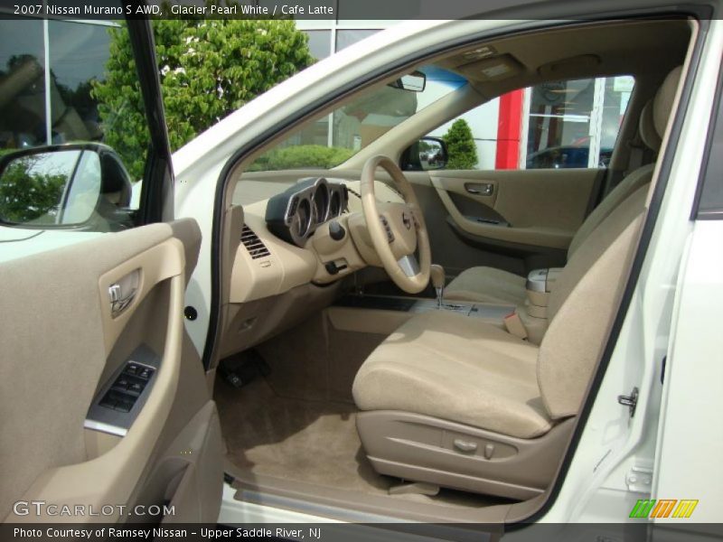 Glacier Pearl White / Cafe Latte 2007 Nissan Murano S AWD