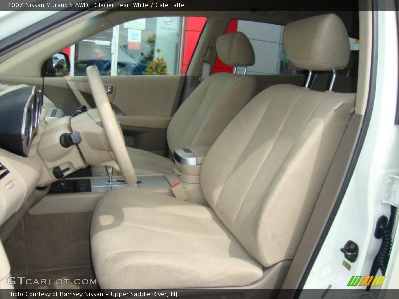Glacier Pearl White / Cafe Latte 2007 Nissan Murano S AWD