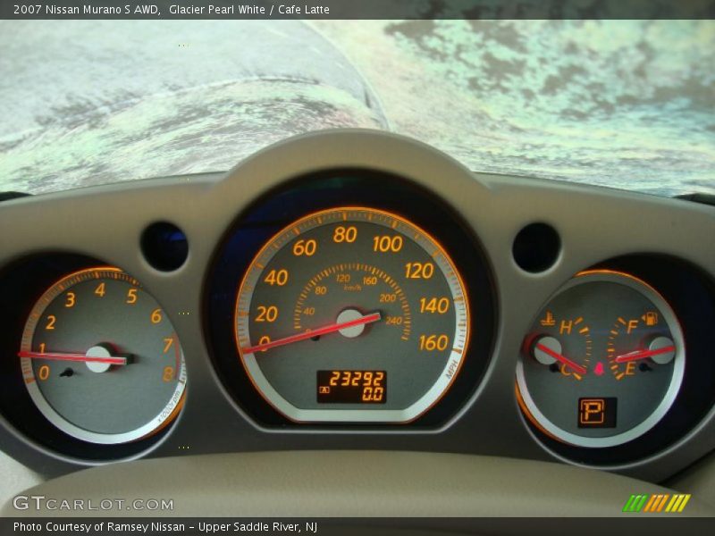 Glacier Pearl White / Cafe Latte 2007 Nissan Murano S AWD