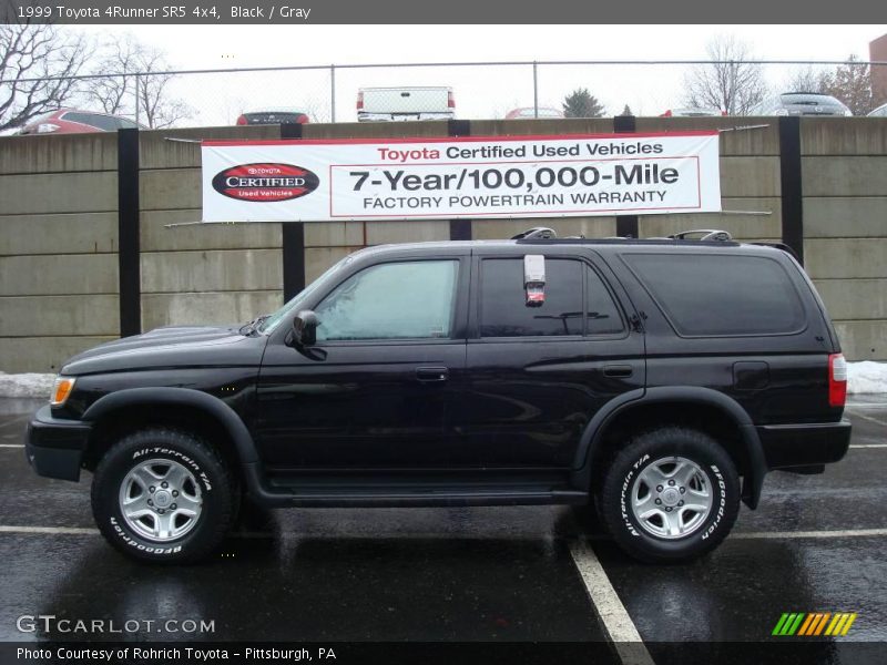 Black / Gray 1999 Toyota 4Runner SR5 4x4