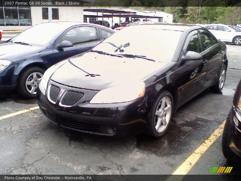 Black / Ebony 2007 Pontiac G6 V6 Sedan