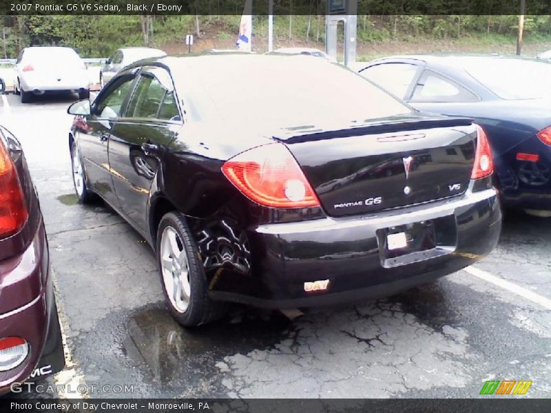 Black / Ebony 2007 Pontiac G6 V6 Sedan