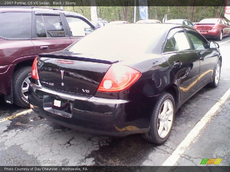 Black / Ebony 2007 Pontiac G6 V6 Sedan