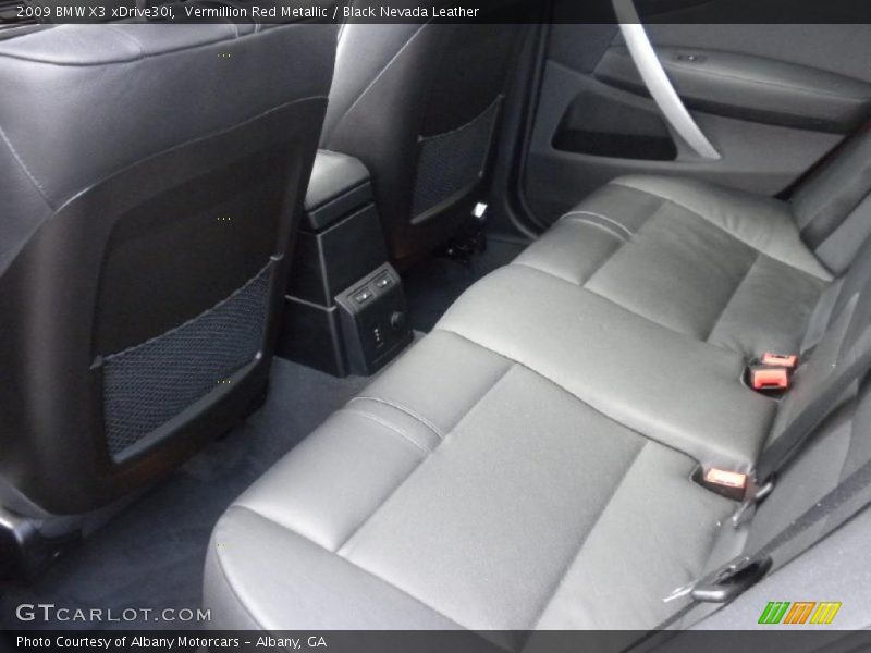 Vermillion Red Metallic / Black Nevada Leather 2009 BMW X3 xDrive30i