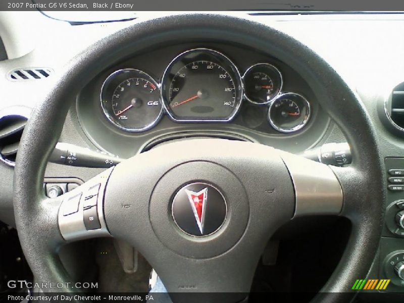 Black / Ebony 2007 Pontiac G6 V6 Sedan