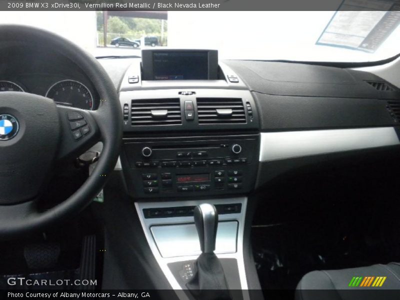 Vermillion Red Metallic / Black Nevada Leather 2009 BMW X3 xDrive30i