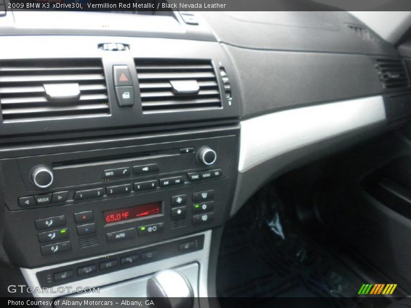 Vermillion Red Metallic / Black Nevada Leather 2009 BMW X3 xDrive30i