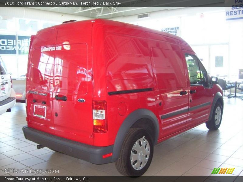 Torch Red / Dark Gray 2010 Ford Transit Connect XL Cargo Van
