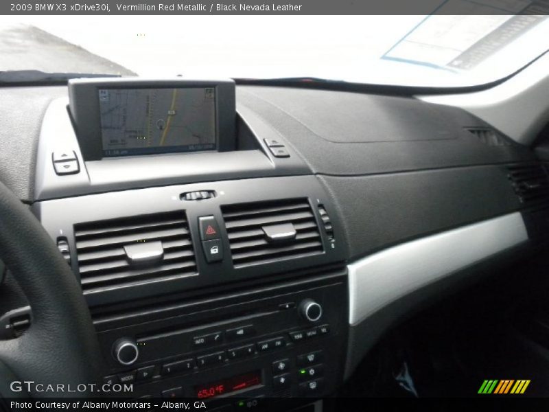 Vermillion Red Metallic / Black Nevada Leather 2009 BMW X3 xDrive30i