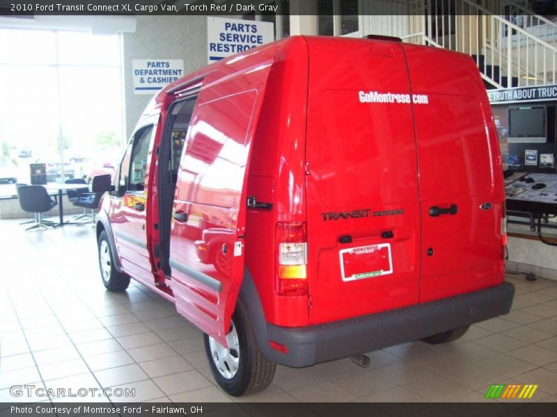Torch Red / Dark Gray 2010 Ford Transit Connect XL Cargo Van