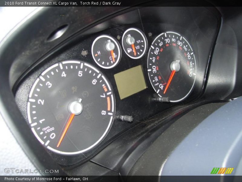 Torch Red / Dark Gray 2010 Ford Transit Connect XL Cargo Van