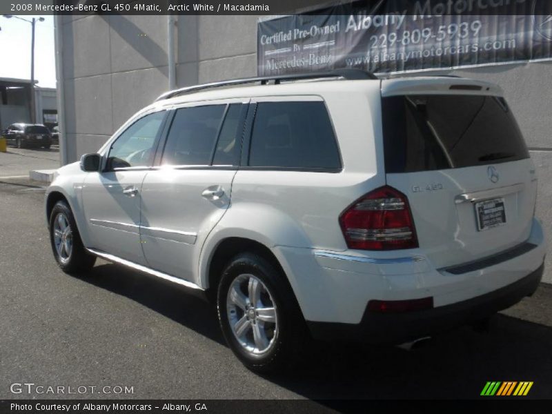 Arctic White / Macadamia 2008 Mercedes-Benz GL 450 4Matic