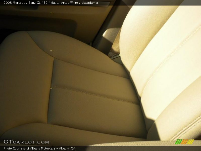 Arctic White / Macadamia 2008 Mercedes-Benz GL 450 4Matic