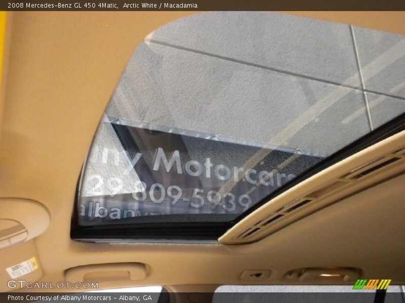 Arctic White / Macadamia 2008 Mercedes-Benz GL 450 4Matic