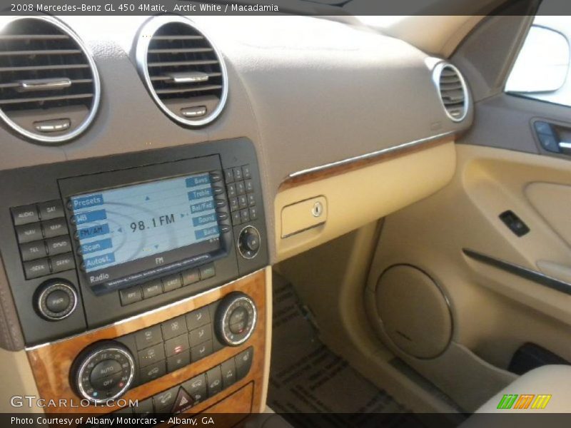 Arctic White / Macadamia 2008 Mercedes-Benz GL 450 4Matic