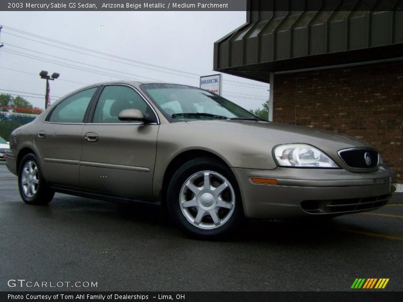 Arizona Beige Metallic / Medium Parchment 2003 Mercury Sable GS Sedan