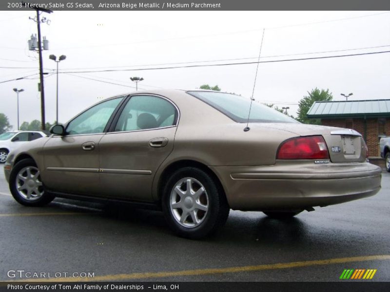 Arizona Beige Metallic / Medium Parchment 2003 Mercury Sable GS Sedan