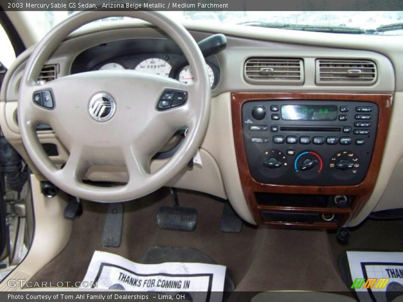 Arizona Beige Metallic / Medium Parchment 2003 Mercury Sable GS Sedan