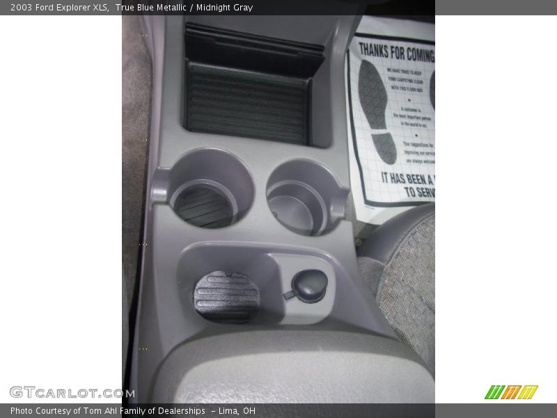 True Blue Metallic / Midnight Gray 2003 Ford Explorer XLS