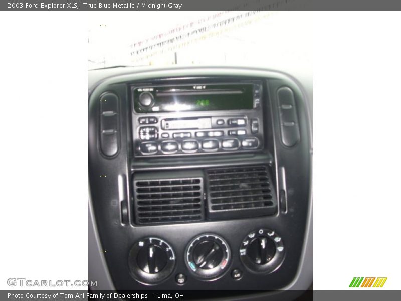 True Blue Metallic / Midnight Gray 2003 Ford Explorer XLS