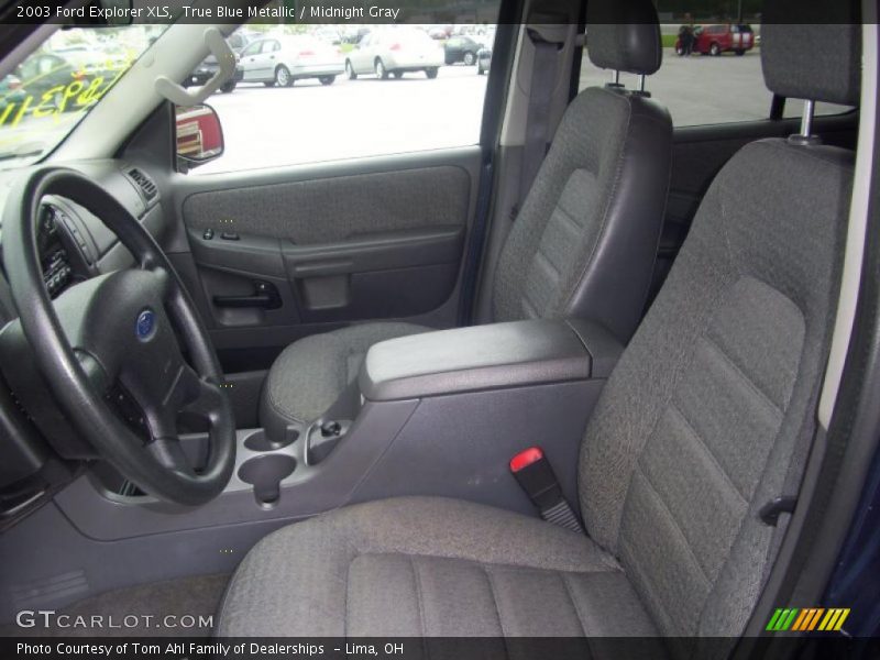 True Blue Metallic / Midnight Gray 2003 Ford Explorer XLS
