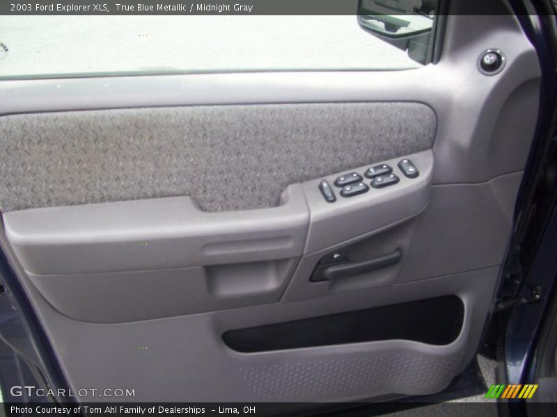 True Blue Metallic / Midnight Gray 2003 Ford Explorer XLS