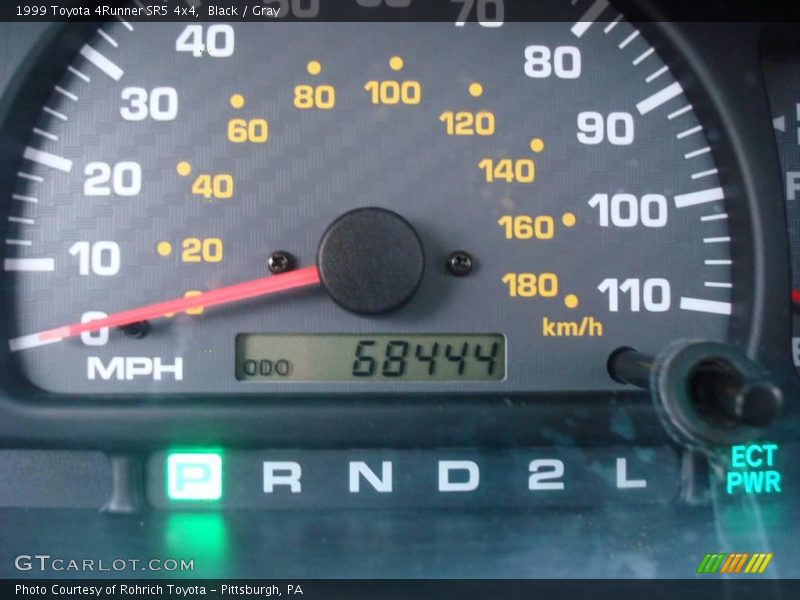 Black / Gray 1999 Toyota 4Runner SR5 4x4