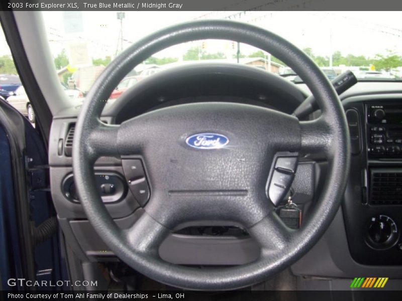 True Blue Metallic / Midnight Gray 2003 Ford Explorer XLS