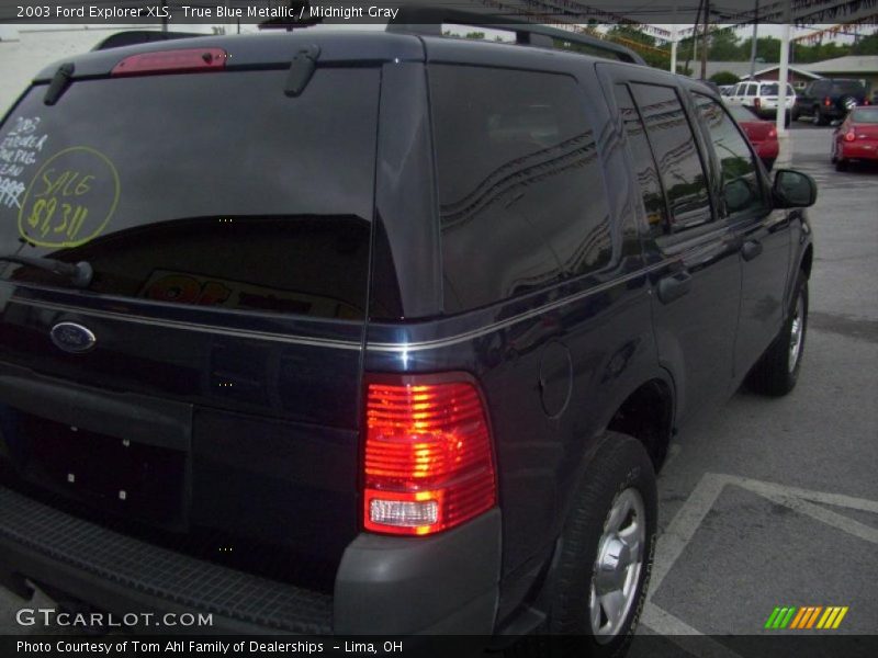True Blue Metallic / Midnight Gray 2003 Ford Explorer XLS