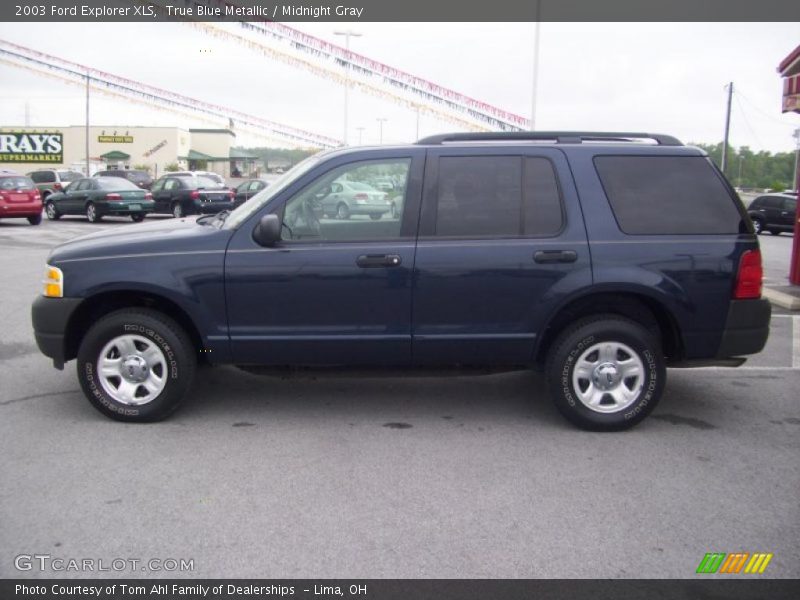 True Blue Metallic / Midnight Gray 2003 Ford Explorer XLS