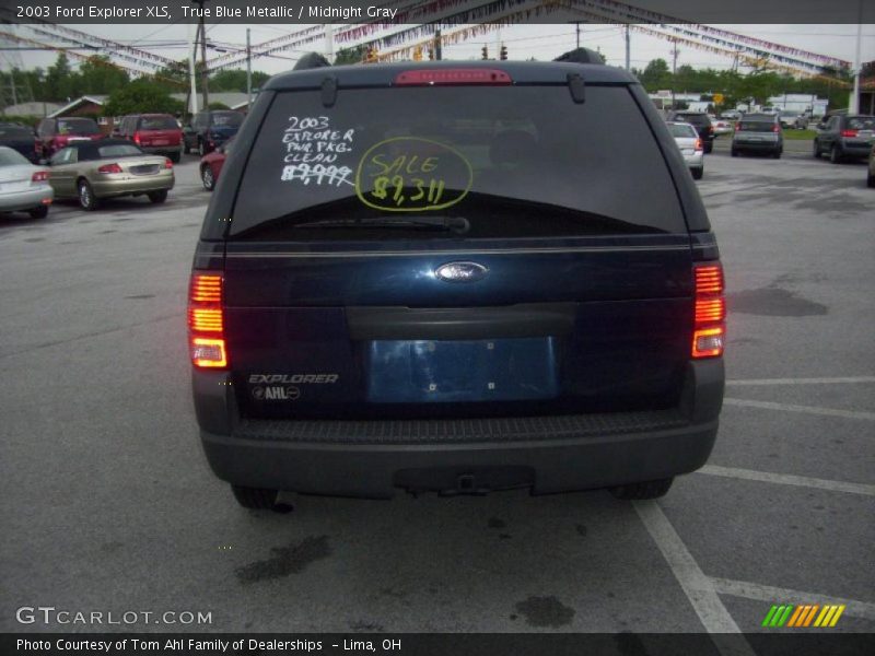 True Blue Metallic / Midnight Gray 2003 Ford Explorer XLS