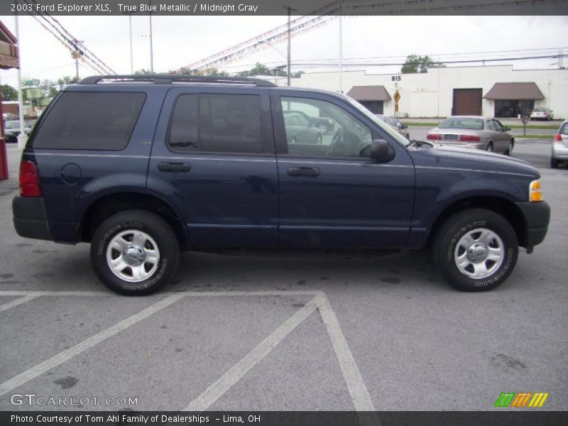 True Blue Metallic / Midnight Gray 2003 Ford Explorer XLS