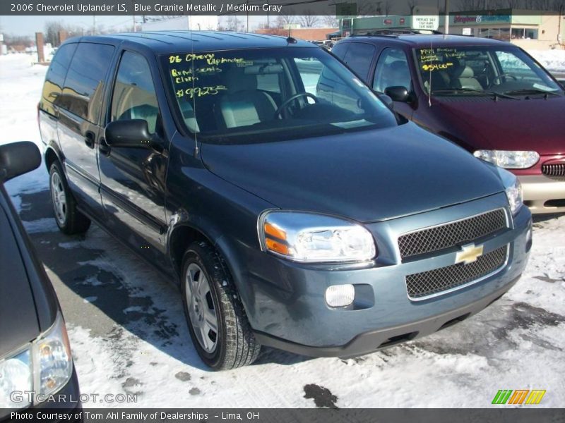 Blue Granite Metallic / Medium Gray 2006 Chevrolet Uplander LS