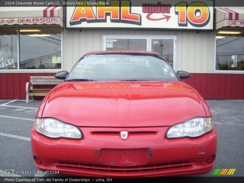 Victory Red / Ebony Black 2004 Chevrolet Monte Carlo LS