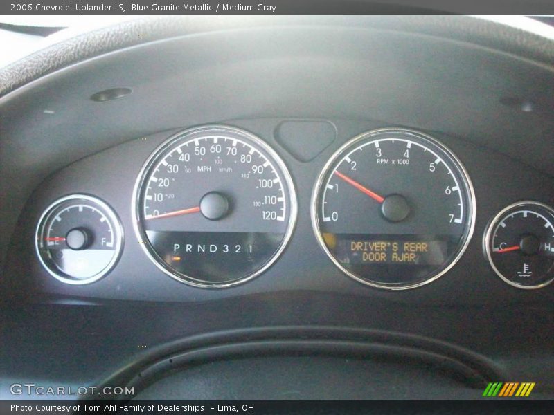 Blue Granite Metallic / Medium Gray 2006 Chevrolet Uplander LS