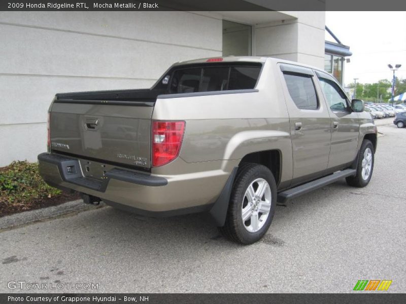 Mocha Metallic / Black 2009 Honda Ridgeline RTL