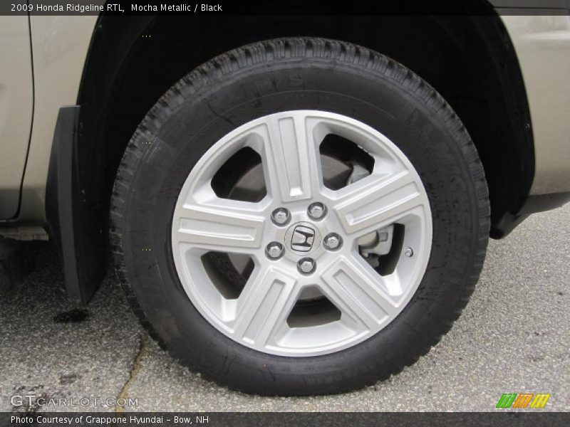 Mocha Metallic / Black 2009 Honda Ridgeline RTL