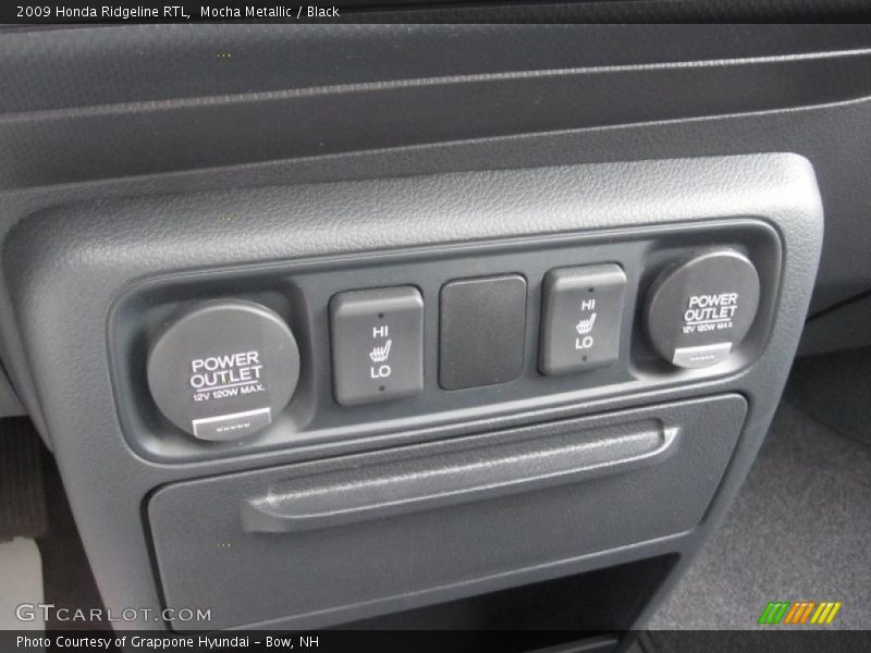 Mocha Metallic / Black 2009 Honda Ridgeline RTL